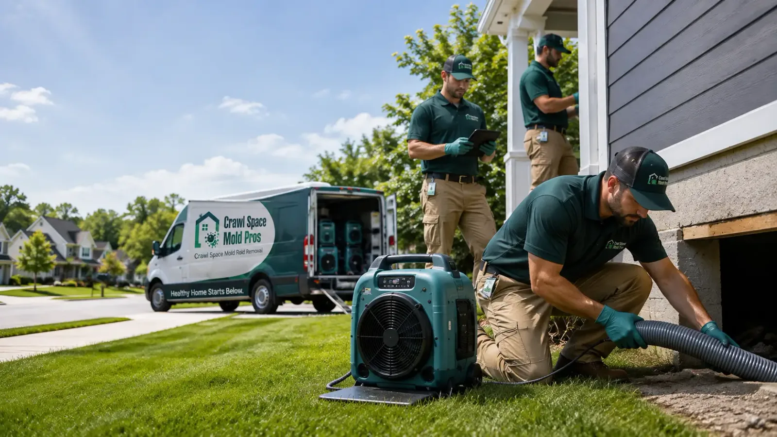 Crawl Space Mold Removal in Highlandville, MO